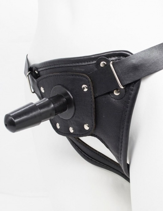 Черный пояс для насадок CLASS STRAP Restyling - LOVETOY (А-Полимер) - купить с доставкой в Туле