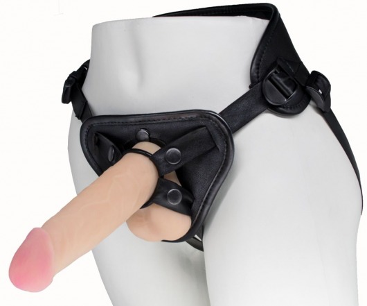 Пояс харнесс BEST UNI strap с 2 насадками - 18 и 22 см. - LOVETOY (А-Полимер) - купить с доставкой в Туле