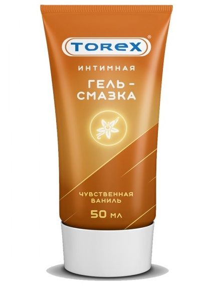 Смазка на водной основе TOREX  Чувственная ваниль  - 50 мл. - Torex - купить с доставкой в Туле