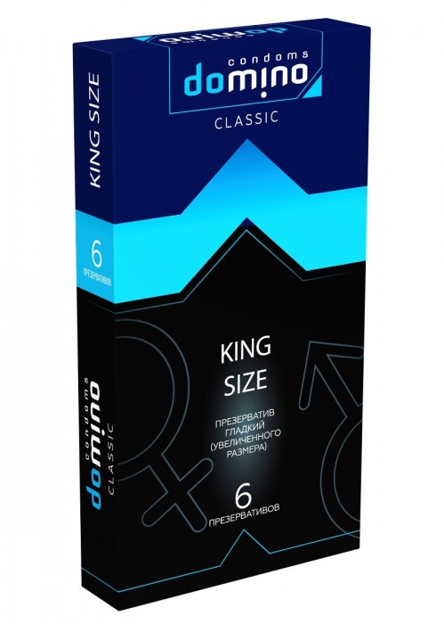 Презервативы увеличенного размера DOMINO Classic King size - 6 шт. - Domino - купить с доставкой в Туле