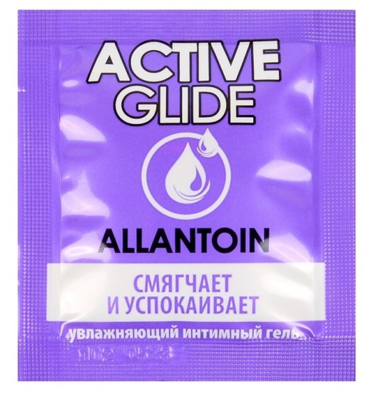 Лубрикант на водной основе Active Glide с аллантоином - 3 гр. - Биоритм - купить с доставкой в Туле