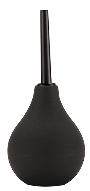 Черный анальный душ ANAL DOUCHE с прямым наконечником - Dream Toys - купить с доставкой в Туле