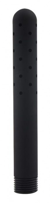 Черная насадка для анального душа ANAL DOUCHE - 15 см. - Dream Toys - купить с доставкой в Туле