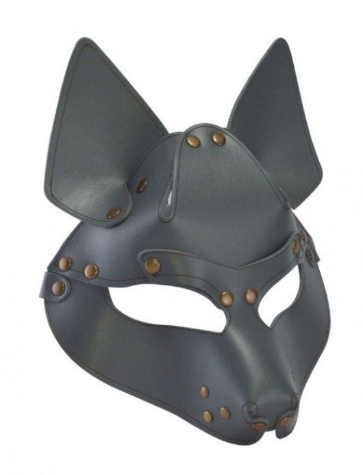 Серая маска Wolf с клепками - Sitabella - купить с доставкой в Туле