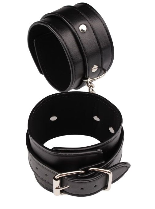 Черные оковы Classic Ankle Cuffs - Chisa - купить с доставкой в Туле
