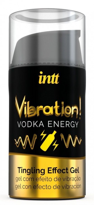 Жидкий интимный гель с эффектом вибрации Vibration! Vodka Energy - 15 мл. - INTT - купить с доставкой в Туле