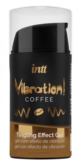Жидкий интимный гель с эффектом вибрации Vibration! Coffee - 15 мл. - INTT - купить с доставкой в Туле