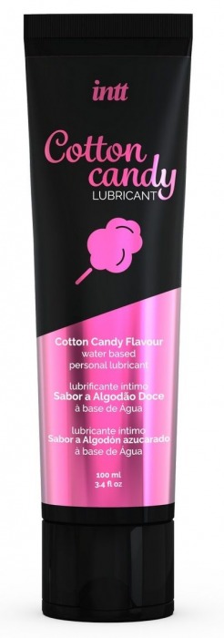 Интимный гель на водной основе Cotton Candy Lubricant - 100 мл. - INTT - купить с доставкой в Туле