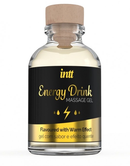 Массажный гель с согревающим эффектом Energy Drink - 30 мл. - INTT - купить с доставкой в Туле