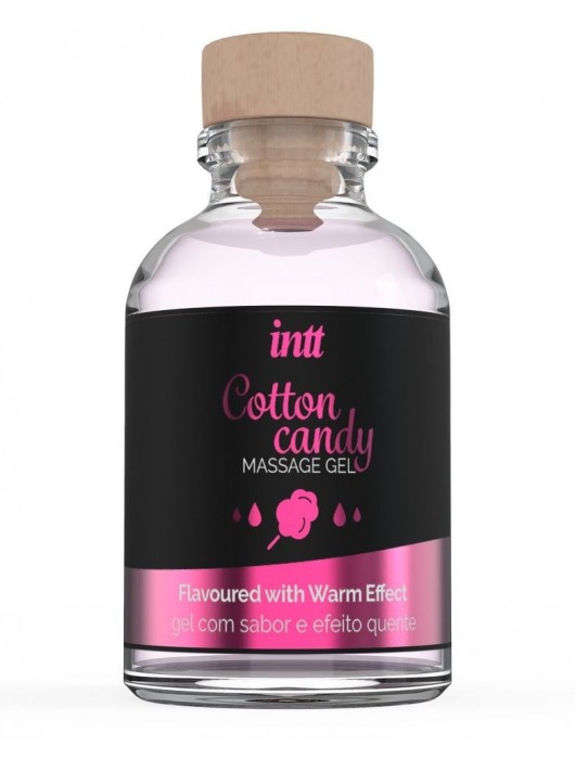 Массажный гель с согревающим эффектом Cotton Candy - 30 мл. - INTT - купить с доставкой в Туле