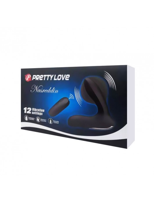 Массажер простаты Nasreddin с функцией расширения и пультом ДУ - 13,5 см. - Baile - в Туле купить с доставкой