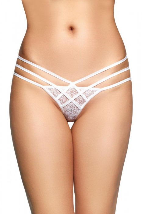 Оригинальные трусики-стринги с переплетением бретелей - SoftLine купить с доставкой