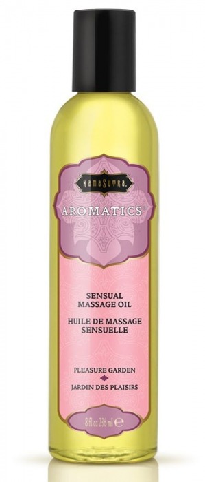 Массажное масло с цветочным ароматом Pleasure Garden - 236 мл. - Kama Sutra - купить с доставкой в Туле