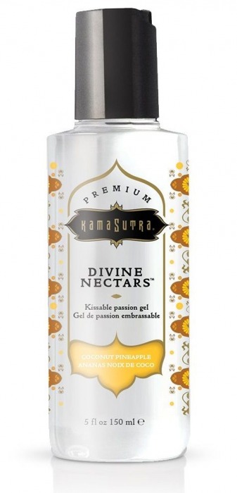 Гель-лубрикант на водной основе Divine Nectars Vanilla с ароматом ванили - 150 мл. - Kama Sutra - купить с доставкой в Туле