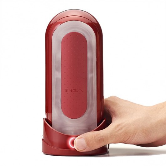 Красный мастурбатор Flip Zero Red   Warmer с подогревом - Tenga - в Туле купить с доставкой