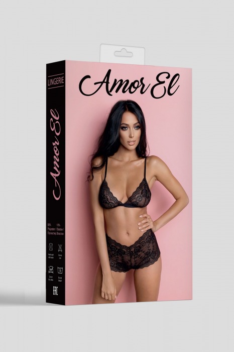 Романтичный кружевной комплект - Amor El купить с доставкой