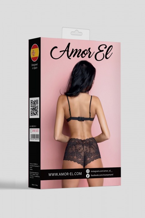 Романтичный кружевной комплект - Amor El купить с доставкой