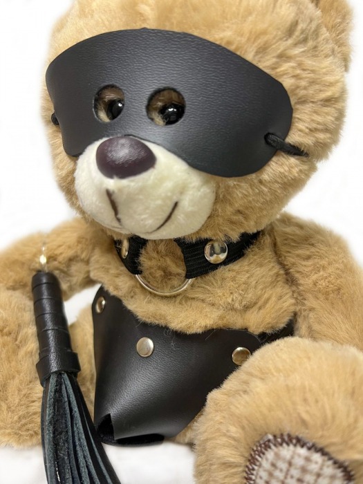 Оригинальный плюшевый мишка с плетью - БДСМ Арсенал - купить с доставкой в Туле