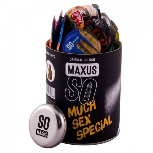 Текстурированные презервативы в кейсе MAXUS So Much Sex - 100 шт. - Maxus - купить с доставкой в Туле