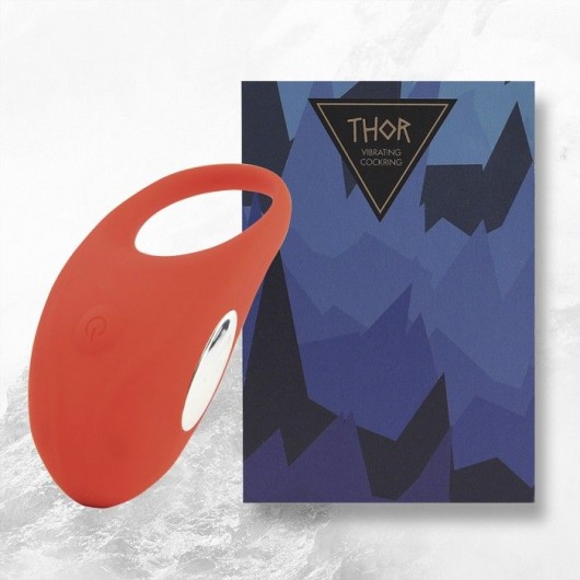 Красное кольцо с вибрацией Thor Cockring - FeelzToys - в Туле купить с доставкой