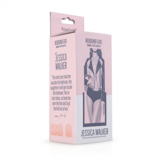 Телесный мастурбатор-вагина Jessica Walker Masturbator - Friend with Benefits - в Туле купить с доставкой