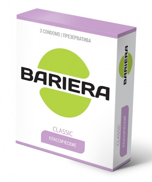 Классические презервативы Bariera Classic - 3 шт. - Bariera - купить с доставкой в Туле