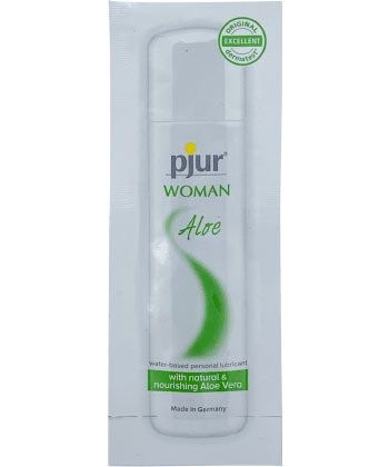 Лубрикант на водной основе pjur WOMAN Aloe - 2 мл. - Pjur - купить с доставкой в Туле
