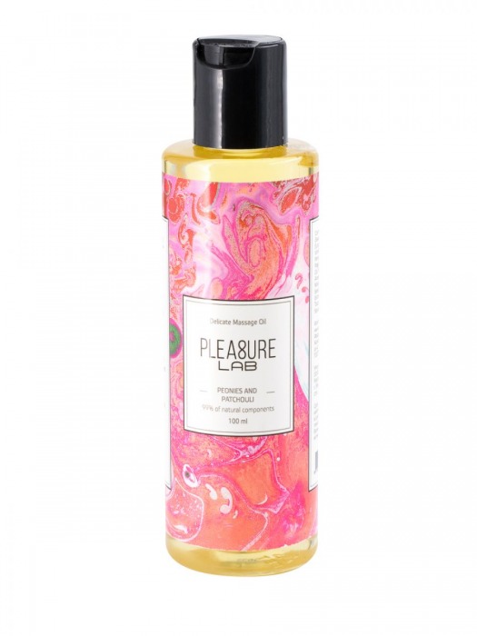 Массажное масло Pleasure Lab Delicate с ароматом пиона и пачули - 100 мл. - Pleasure Lab - купить с доставкой в Туле