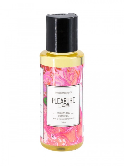 Массажное масло Pleasure Lab Delicate с ароматом пиона и пачули - 50 мл. - Pleasure Lab - купить с доставкой в Туле
