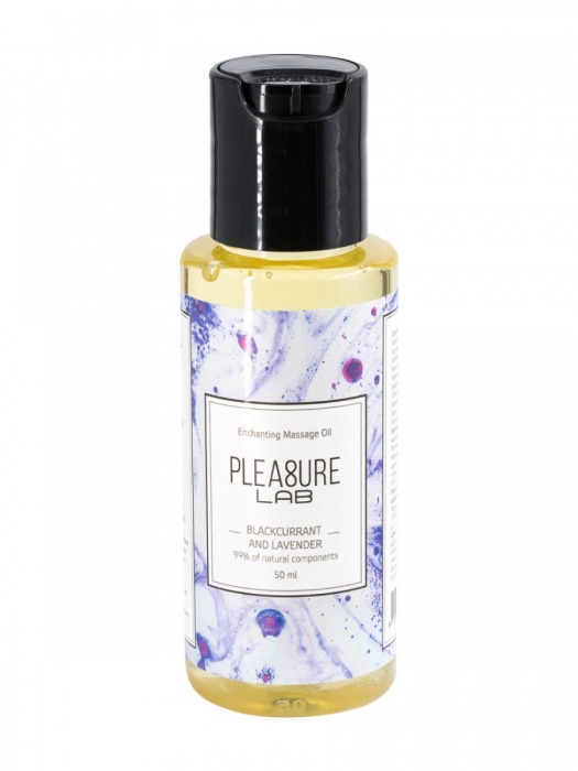 Массажное масло Pleasure Lab Enchanting с ароматом черной смородины и лаванды - 50 мл. - Pleasure Lab - купить с доставкой в Туле