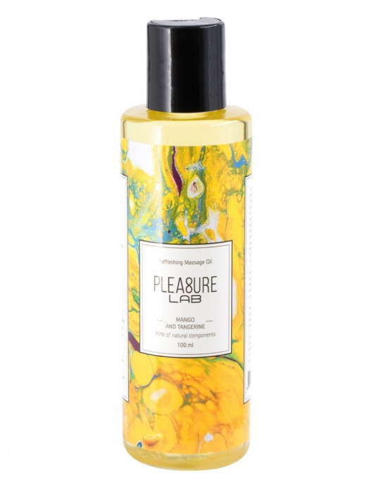 Массажное масло Pleasure Lab Refreshing с ароматом манго и мандарина - 100 мл. - Pleasure Lab - купить с доставкой в Туле