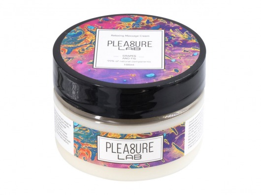 Массажный крем Pleasure Lab Relaxing с ароматом винограда и инжира - 100 мл. - Pleasure Lab - купить с доставкой в Туле