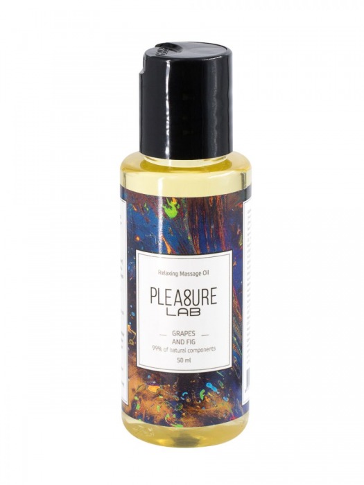 Массажное масло Pleasure Lab Relaxing с ароматом винограда и инжира - 50 мл. - Pleasure Lab - купить с доставкой в Туле