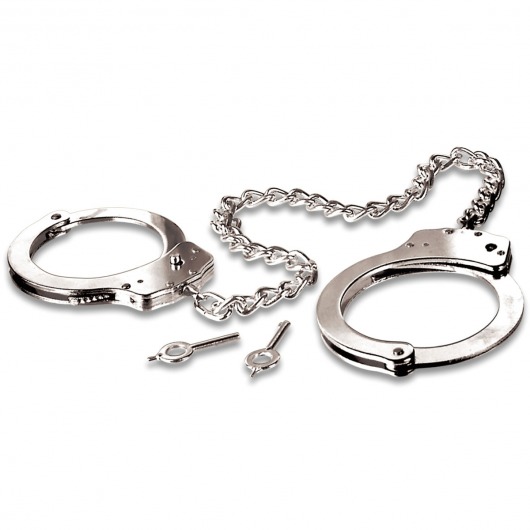 Металлические наручники Metal Leg Cuffs - Pipedream - купить с доставкой в Туле