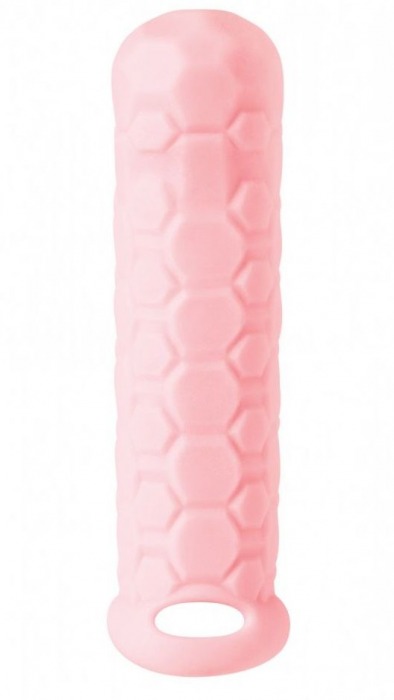 Розовый фаллоудлинитель Homme Long - 15,5 см. - Lola Games - в Туле купить с доставкой