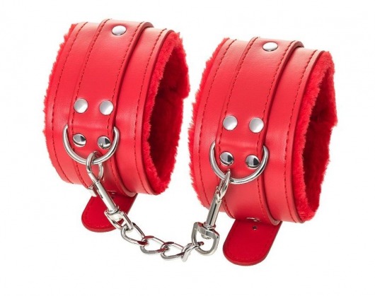 Красные оковы Anonymo из искусственной кожи - ToyFa - купить с доставкой в Туле