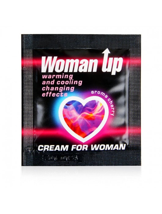 Возбуждающий крем для женщин с ароматом вишни Woman Up - 1,5 гр. - Биоритм - купить с доставкой в Туле