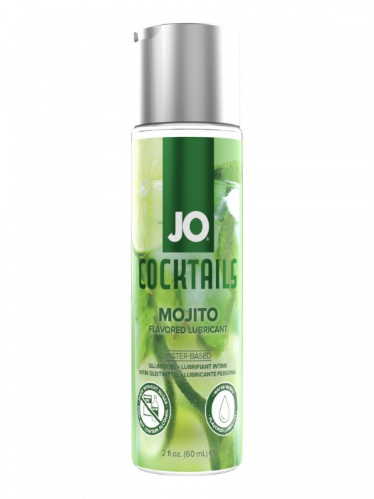 Вкусовой лубрикант на водной основе JO Cocktails Mojito - 60 мл. - System JO - купить с доставкой в Туле