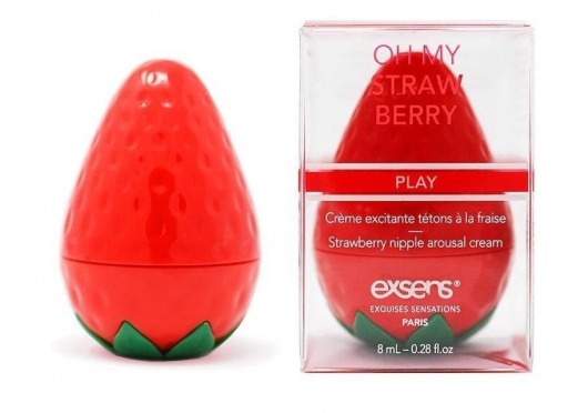 Крем для стимуляции сосков Oh My Strawberry - 8 мл. - Exsens - купить с доставкой в Туле
