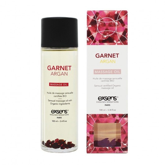 Органическое массажное масло GARNET ARGAN - 100 мл. - Exsens - купить с доставкой в Туле