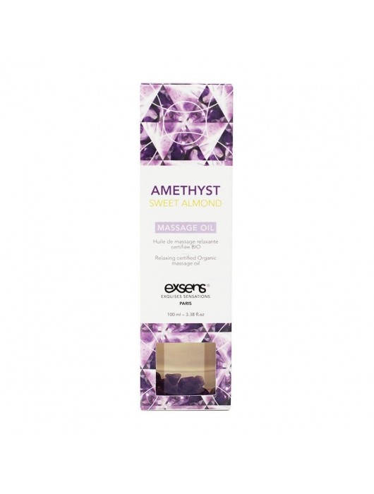 Органическое массажное масло AMETHYST SWEET ALMOND - 100 мл. - Exsens - купить с доставкой в Туле