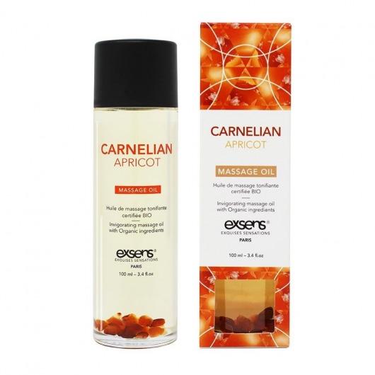 Органическое массажное масло CARNELIAN APRICOT - 100 мл. - Exsens - купить с доставкой в Туле