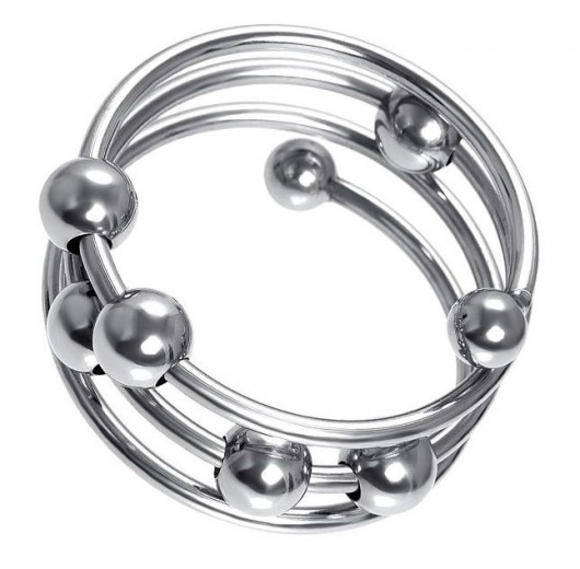 Большое металлическое кольцо под головку пениса - ToyFa - купить с доставкой в Туле