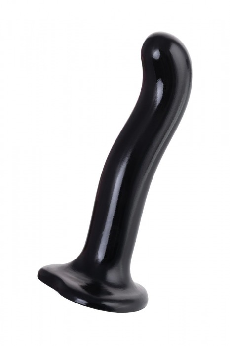 Черный стимулятор для пар P G-Spot Dildo Size L - 19 см. - Strap-on-me - в Туле купить с доставкой
