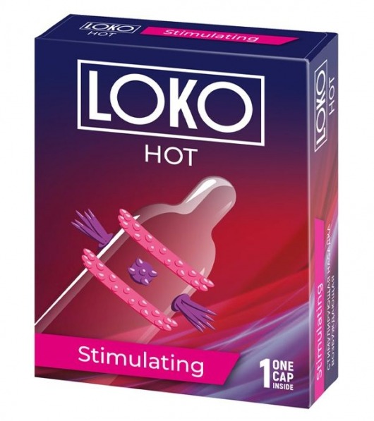 Стимулирующая насадка на пенис LOKO HOT с возбуждающим эффектом - Sitabella - в Туле купить с доставкой