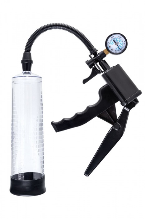 Прозрачная механическая помпа для пениса Viggo - Sexus - в Туле купить с доставкой