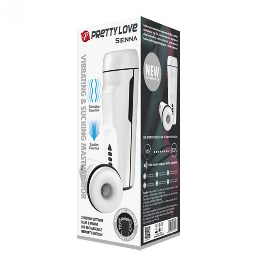 Вибромастурбатор Sienna с функцией всасывания - Baile - в Туле купить с доставкой