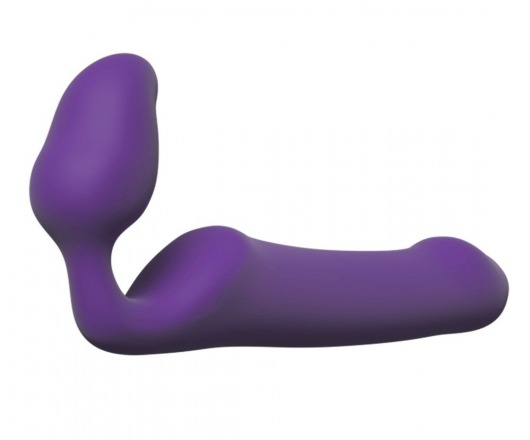 Фиолетовый безремневой страпон Queens L - Adrien Lastic - купить с доставкой в Туле