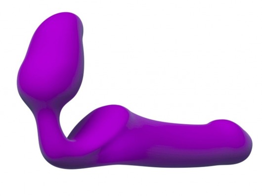 Лиловый безремневой страпон Queens M - Adrien Lastic - купить с доставкой в Туле