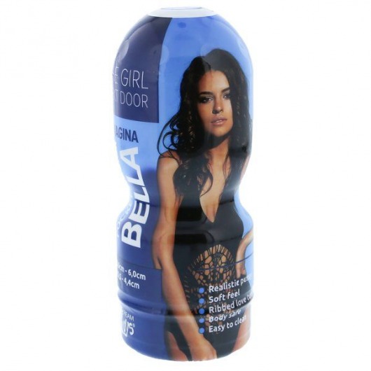 Телесный мастурбатор-вагина в тубе Bella - Dream Toys - в Туле купить с доставкой